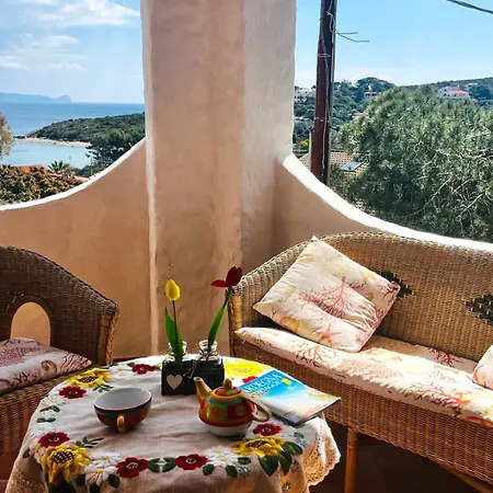 The Wonderful World - Terrace With Sea View And Grill SantʼAntìoco